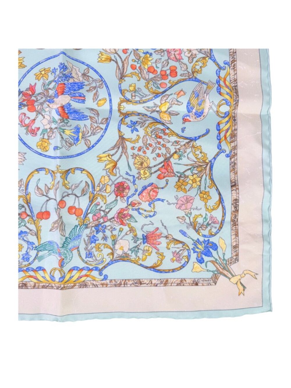 Hermès  Silk Scarf & COA